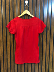 Chest 17  Lenght 25 Imported Women Fashion T-Shirts
