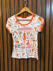 Chest 16  Lenght 20 Western Outfit Women Tee Collection