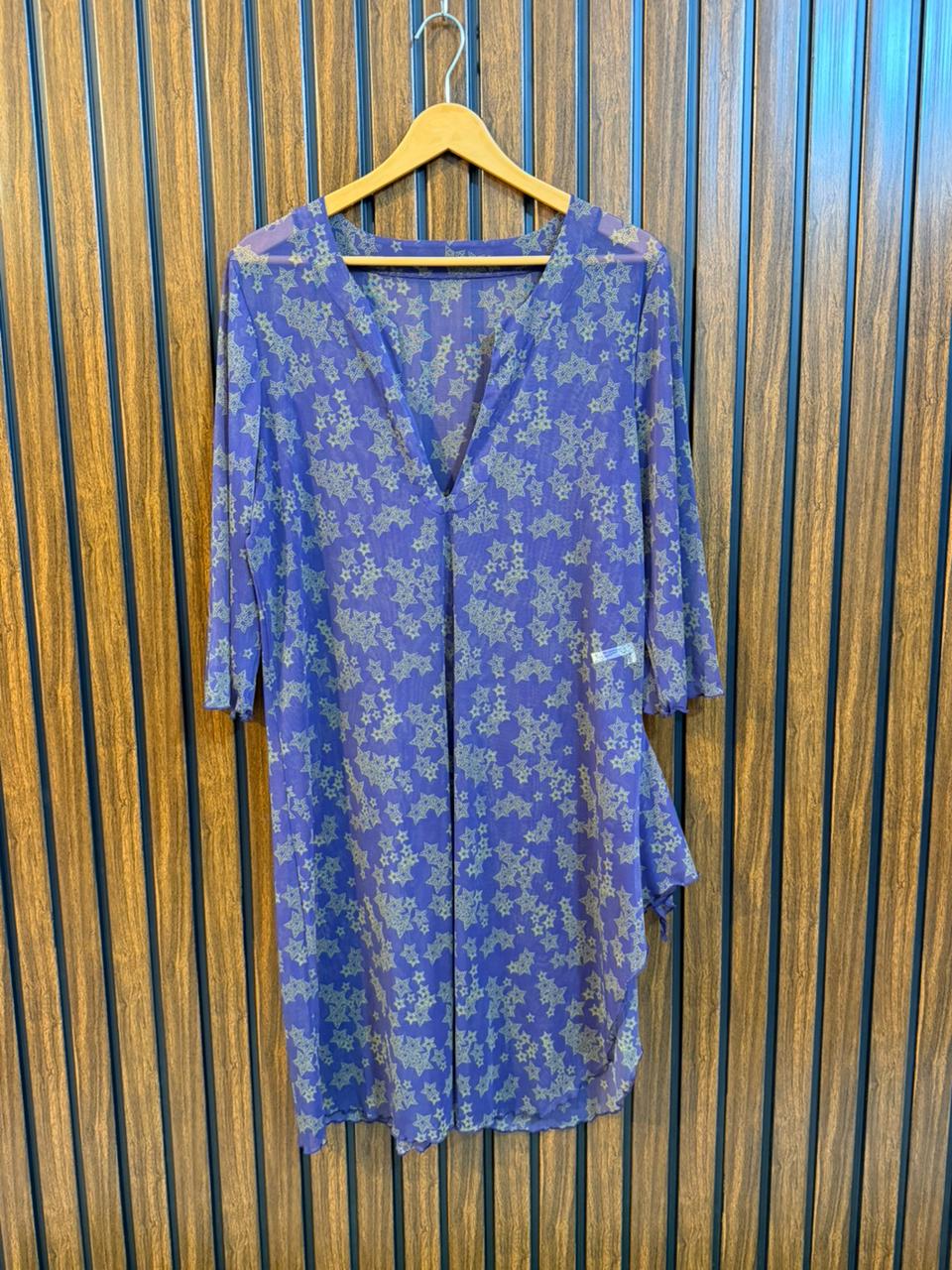 Chest 22  Length 37  Fabric Net Trendy Girls Long Tops Collection