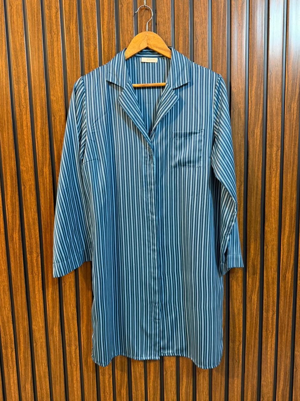 Chest 17  Length 34  Fabric Silk Classy Women’s Long Tops Online
