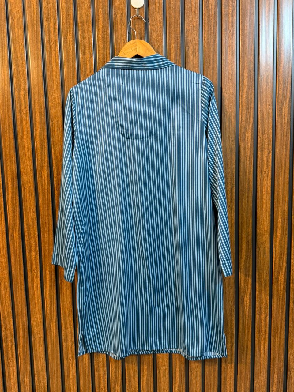 Chest 17  Length 34  Fabric Silk Classy Women’s Long Tops Online