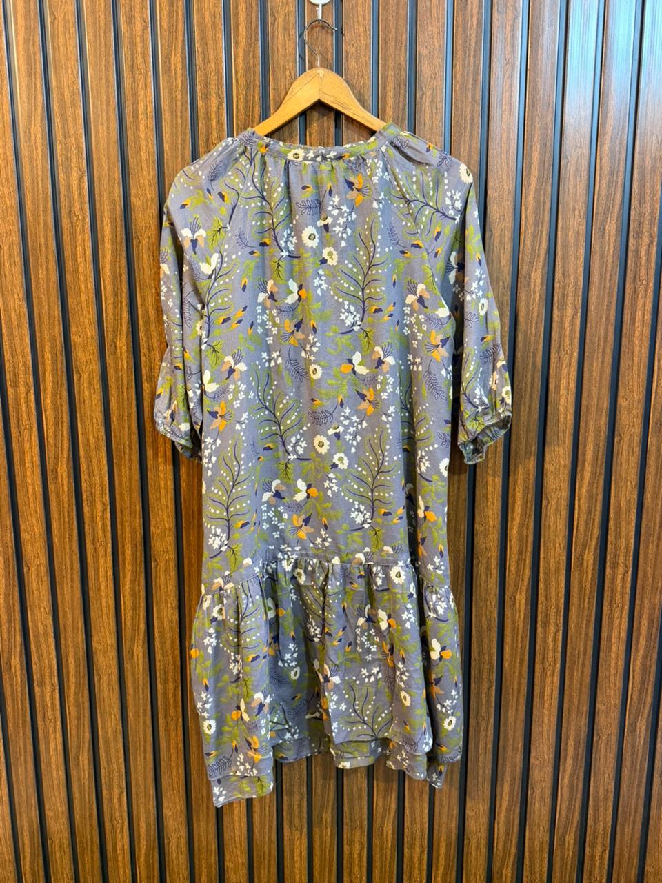 Chest 20  Length 37  Fabric Cotton Girls Fashion Long Tops Online