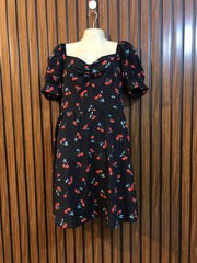 Chest 19  Length 34  Fabric Silk Western Branded Women's Party Wear Mini Dress