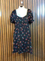 Chest 19  Length 34  Fabric Silk Western Branded Women's Party Wear Mini Dress