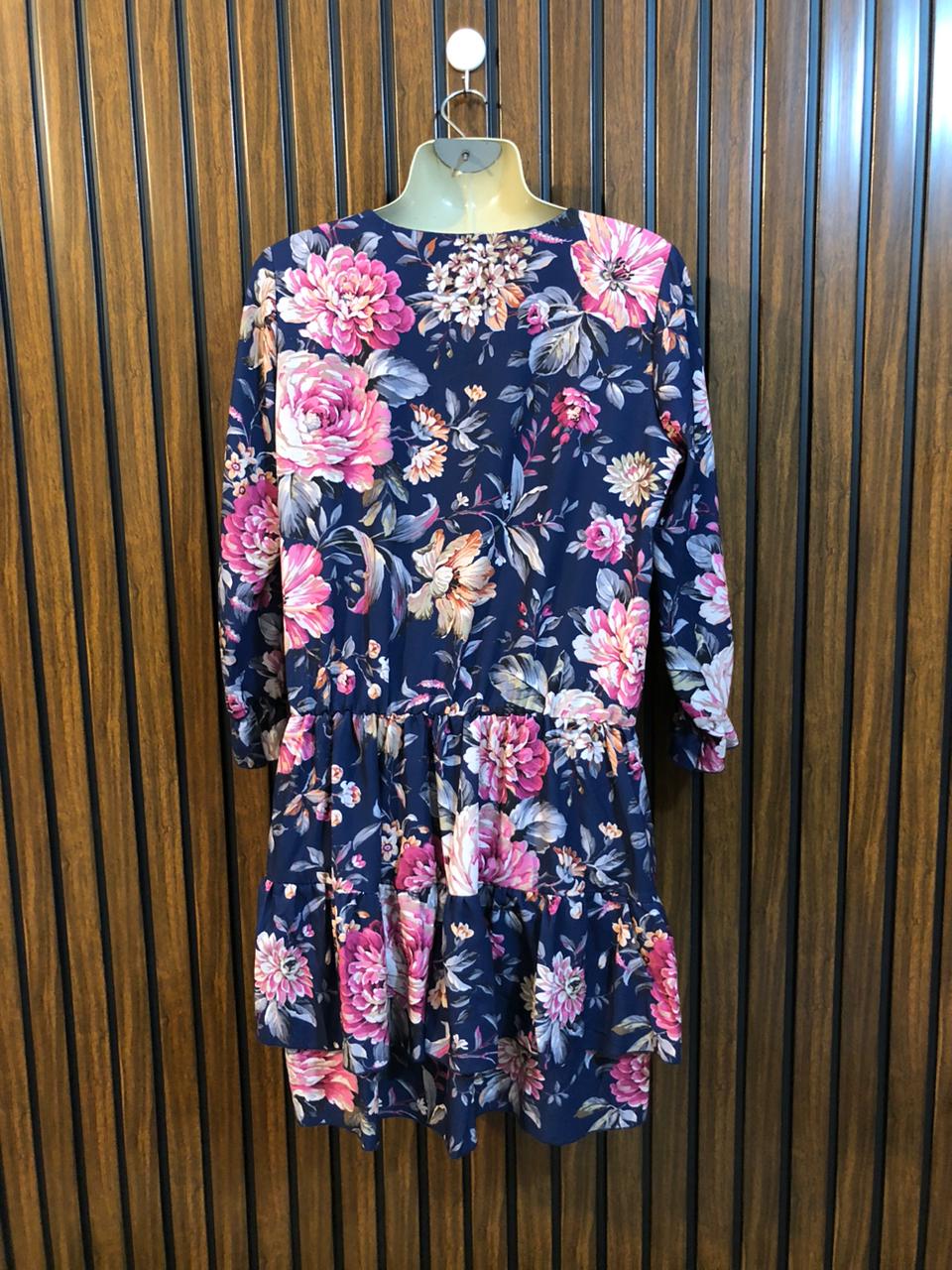 Chest 18  Length 32  Fabric Silk Stylish Women's Party Wear Mini Dress
