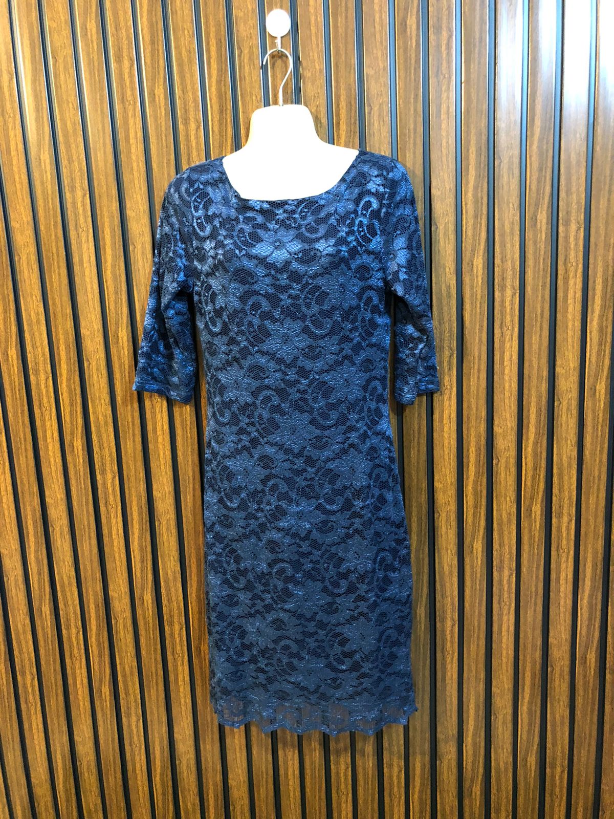 Chest 18  Length 39  Fabric Net Fashion Western Mini Dress