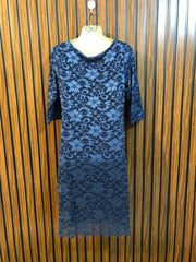Chest 18  Length 39  Fabric Net Fashion Western Mini Dress