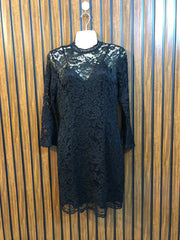 Chest 18  Length 34  Fabric Net Ladies Stylish Party Mini Dress