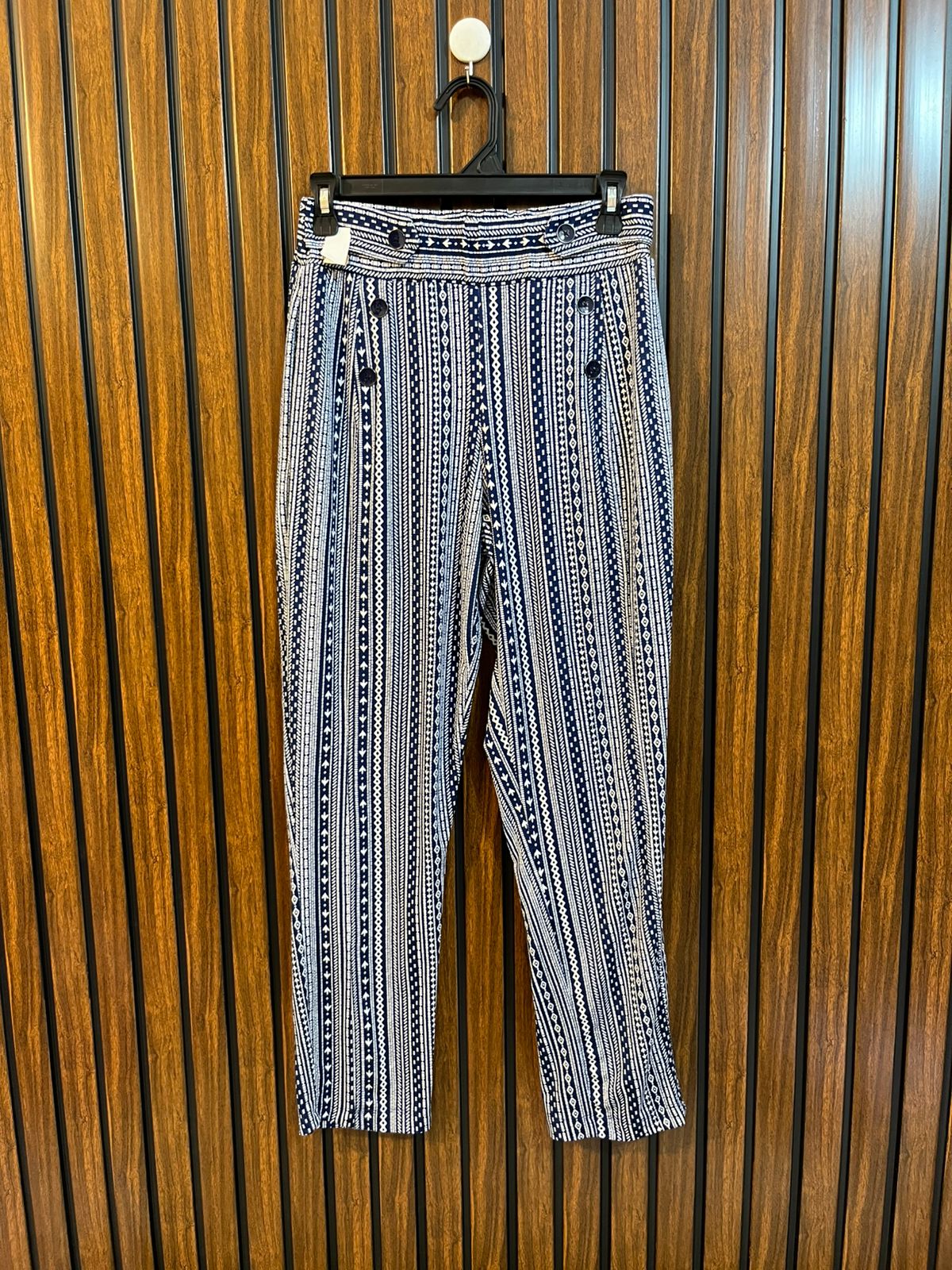 Waist 30 To 32  Length 36  Fabric Silk Jersey Latest Women’s Trouser Designs