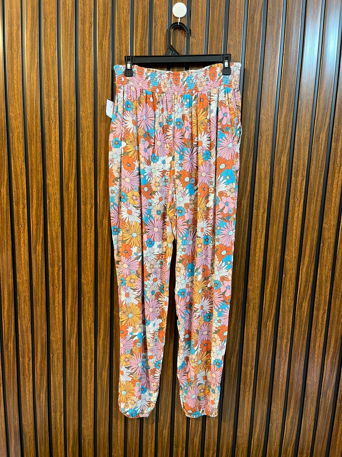 Waist 32 To 34  Length 41  Fabric cotton Silk Stylish Straight Fit Women’s Trousers