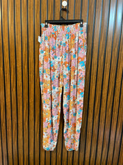 Waist 32 To 34  Length 41  Fabric cotton Silk Stylish Straight Fit Women’s Trousers