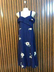 Chest 18  Length 46  Fabric Linen Western Branded Women's Long Maxi Dress