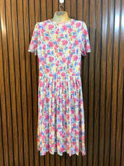 Chest 20  Length 42  Fabric Silk Elegant Women's Full Length Maxi Dress