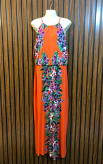 Chest 21  Length 57  Fabric Jersey Imported Women's Long Maxi Dress