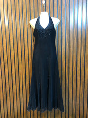 Chest 17  Length 50  Fabric Net Jersey Women's Elegant Long Maxi Wear