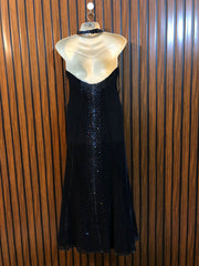 Chest 17  Length 50  Fabric Net Jersey Women's Elegant Long Maxi Wear