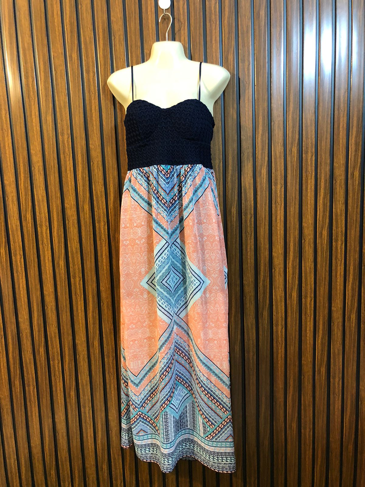 Chest 19  Length 56  Fabric Chiffon Trendy Ladies Long Maxi Dress