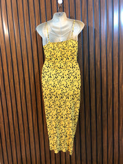 Chest 17  Length 41  Fabric Silk jersey Western Casual Long Maxi for Women