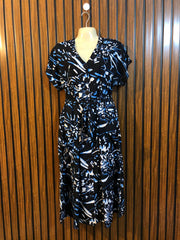 Chest 19  Length 42  Fabric Silk Women's Designer Long Maxi Dress