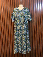 Chest 21  Length 51  Fabric chiffon Women's Everyday Long Maxi Wea