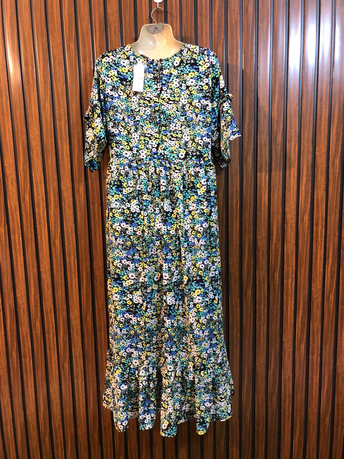 Chest 21  Length 51  Fabric chiffon Women's Everyday Long Maxi Wea