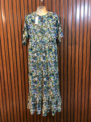 Chest 21  Length 51  Fabric chiffon Women's Everyday Long Maxi Wea