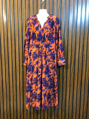 Chest 20  Length 49  Fabric Silk Women's Casual Long Maxi