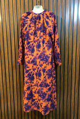 Chest 20  Length 49  Fabric Silk Women's Casual Long Maxi