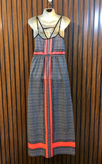 Chest 16  Length 54  Fabric Silk Women's Comfortable Long Maxi