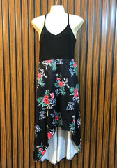 Chest 20  Length 35 To 48  Fabric Silk Jersey Women's Daily Wear Maxi Dress