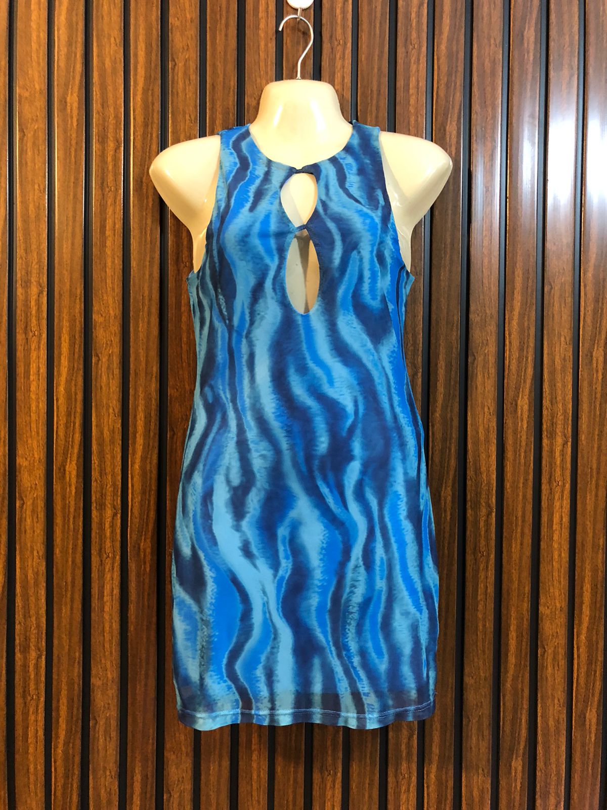 Chest 18  Length 30  Fabric Net Ladies Party Wear Mini Dress