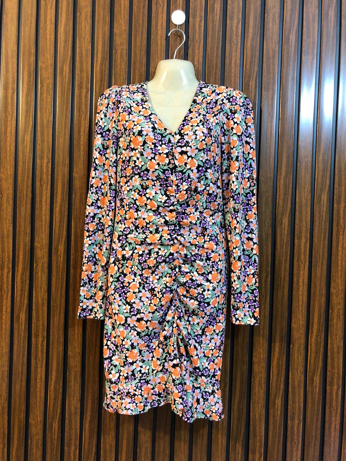 Chest 19  Length 34  Fabric Silk Jersey Stylish Party Wear Mini Dress