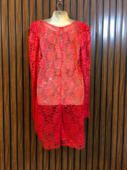 Chest 21  Length 34  Fabric Net Branded Women's Mini Party Dress