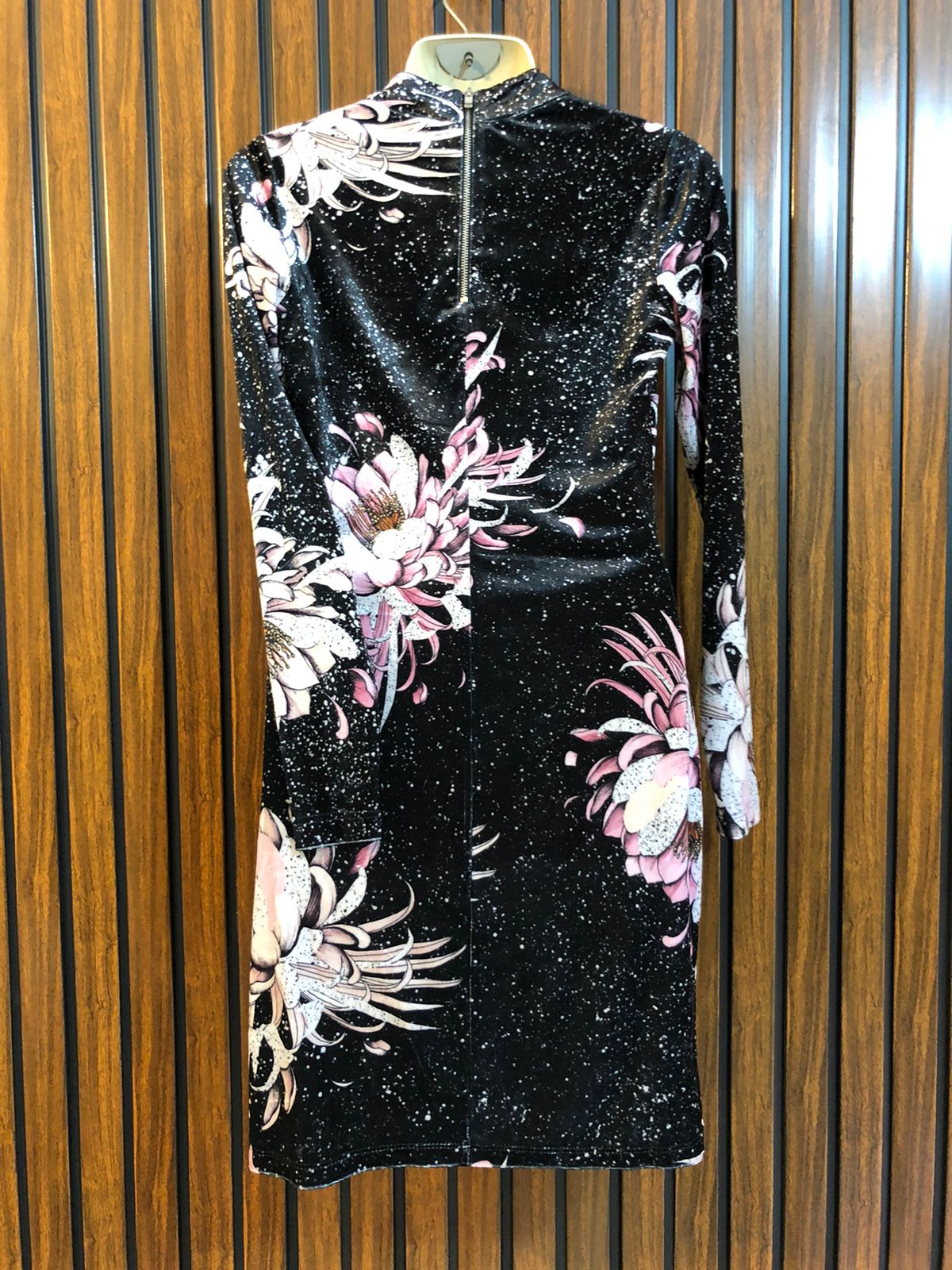 Chest 19  Length 33  Fabric Valvet Elegant Party Wear Mini Dress