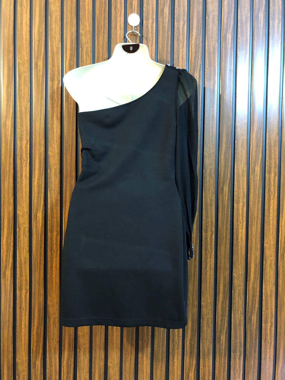 Chest 17  Length 29  Fabric Silk Jersey Ladies Mini Party Wear Collection Cut Sleeves Style