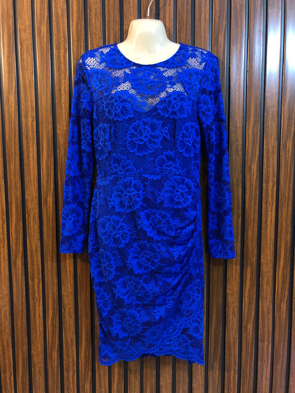 Chest 18  Length 37  Fabric Net Branded Mini Dress for Women