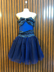 Chest 20  Length 36  Fabric Net And Silk Women's Fashionable Mini Dress