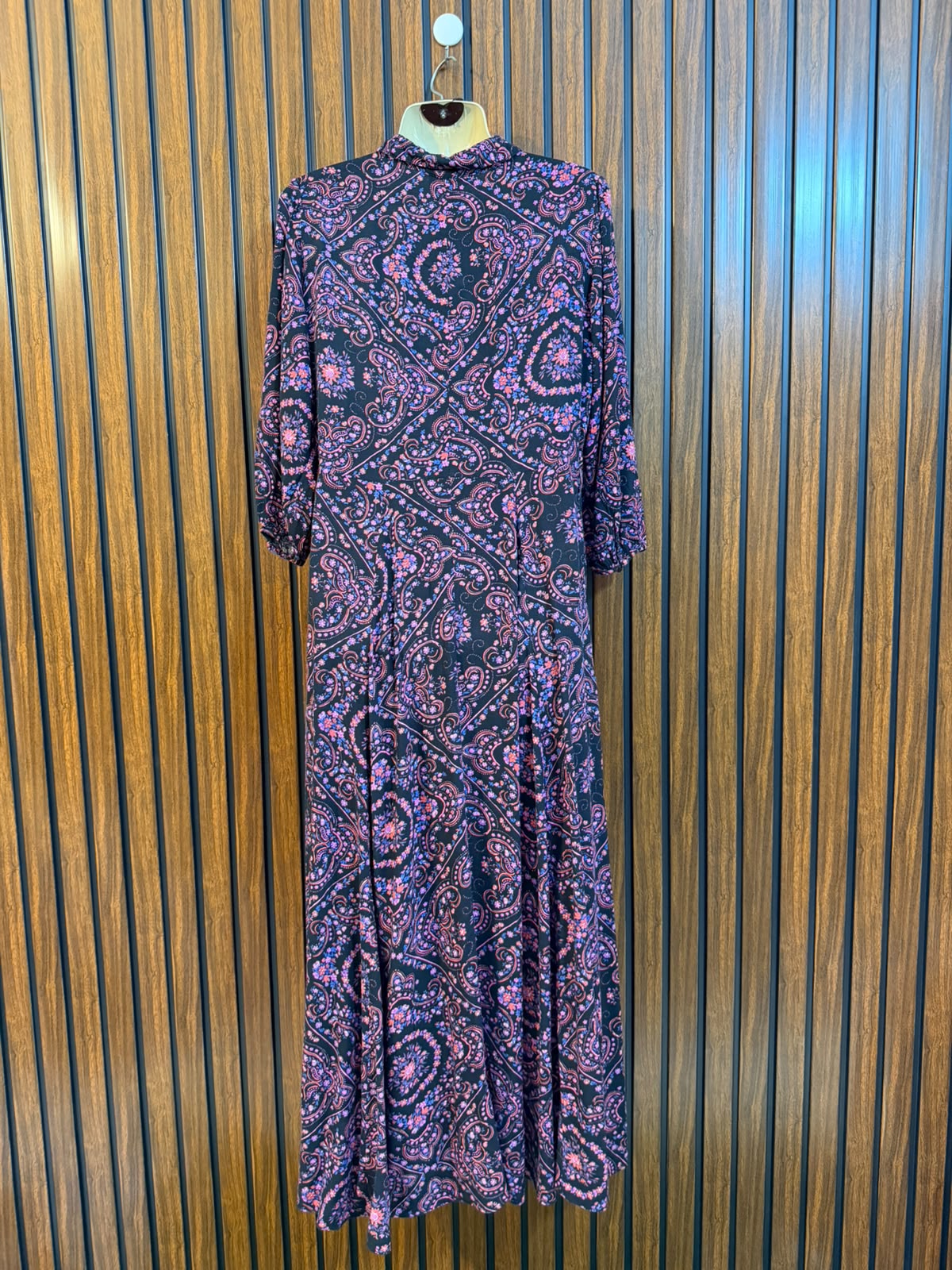Chest 19  Length 52  Fabric Linen Western Branded Women's Long Maxi