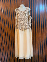 Chest 22  Length 52  Fabric Chiffon Elegant Women's Long Maxi
