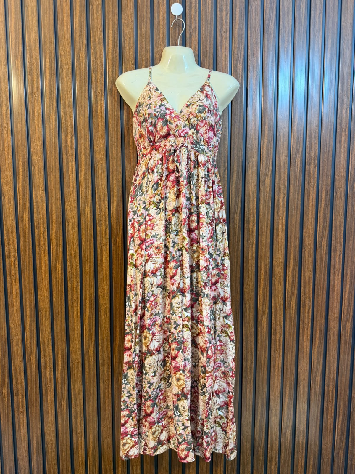 Chest 19  Length 51  Fabric Linen Fashion Long Maxi for Women