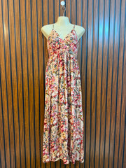 Chest 19  Length 51  Fabric Linen Fashion Long Maxi for Women