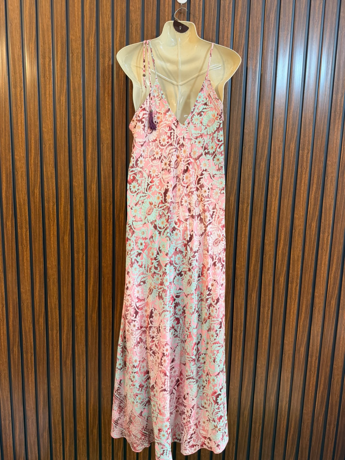 Chest 19  Length 52  Fabric Silk Trendy Western Long Maxi