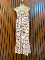 Chest 20  Length 49  Fabric Silk Western Fashion Long Maxi