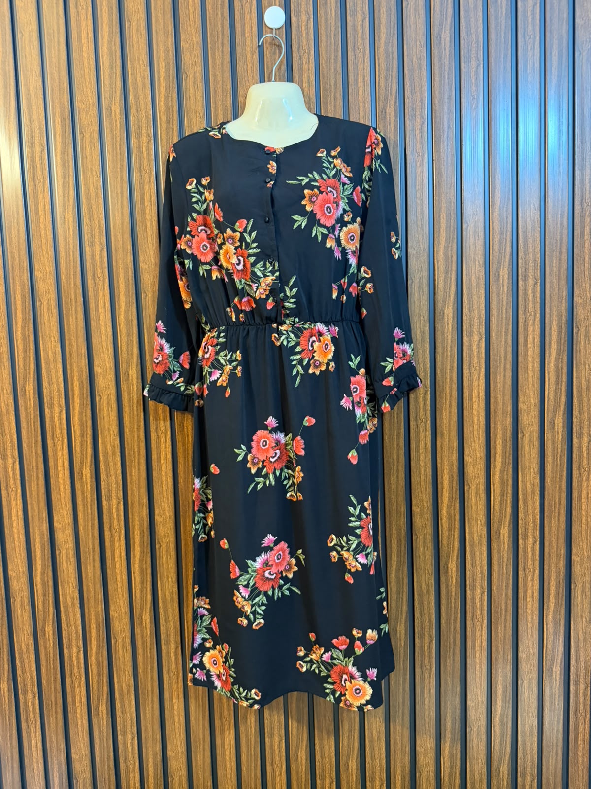 Chest 18  Length 41  Fabric Silk Women's Casual Long Maxi