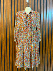 Chest 18  Length 36  Fabric Chiffon Branded Ladies Long Maxi