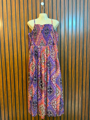 Chest 22  Length 46  Fabric Chiffon Women's Fashion Maxi Dress