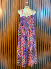 Chest 22  Length 46  Fabric Chiffon Women's Fashion Maxi Dress