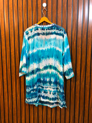Chest 22  Length 33  Fabric Chiffon Western Wear Long Top for Women