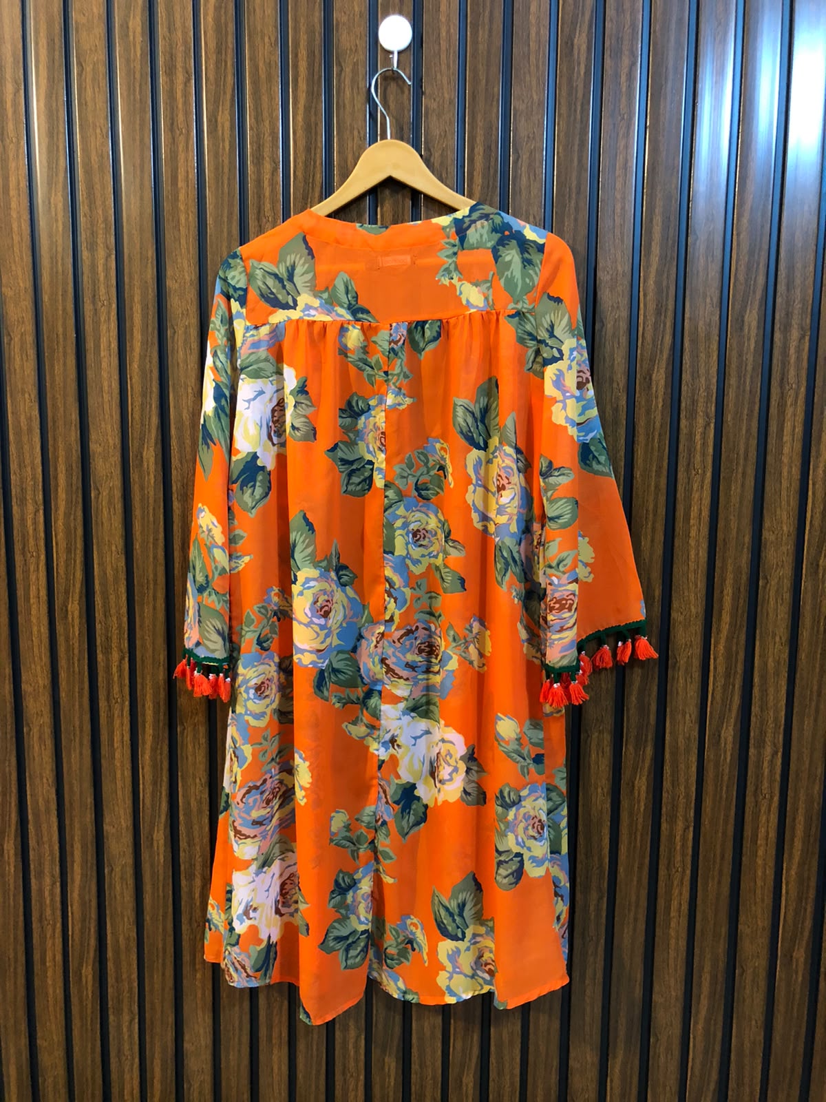 Chest Small  Length 36  Fabric Chiffon Women's Long Shrug Collection