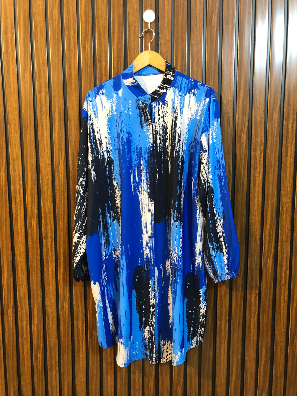 Chest 22  Length 37  Fabric Silk Women's Premium Long Top